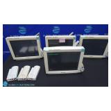 GE IntelliVue MP70 Lot of 4 Patient Monitors w/ 3