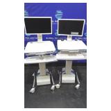 Health First CCH2NUR-C20 Lot of 2 Medical Carts w/