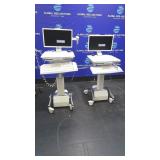 Health First CCH2NUR-C20 Lot of 2 Medical Carts w/