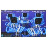GE V100 Lotof 5 Dinamap Patient Monitors On Rollin