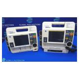 Physio-Control Lot of 2 LP12 Biphasic Defibrillato