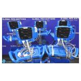 GE V100 Lotof 5 Dinamap Patient Monitors On Rollin