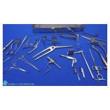 Sklar Lot of Pylorus Clamps & Other Surgical Instr