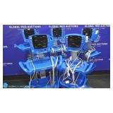 GE V100 Lotof 5 Dinamap Patient Monitors On Rollin