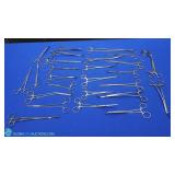Pilling 21-4175 Lot of heaney Forceps & Other Surg