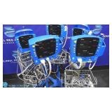 GE V100 Lotof 5 Dinamap Patient Monitors On Rollin
