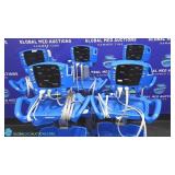 GE V100 Lotof 5 Dinamap Patient Monitors On Rollin