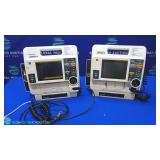 Physio-Control Lot of 2 LP12 1 Biphasic Defibrilla