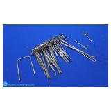 Aesculap FB 604 Lot of Dissecting Forcep & Other S