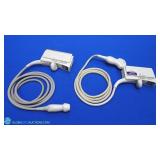 Acuson 4V1c, 4C1 Lot of 1 Cardiac & 1 Abdominal Ul