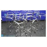 Stainless Steel Lot Of 10 Surgical Tray Rolling Ca