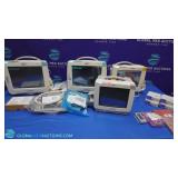 Philips Lot Of 4 patient monitors, 4 SpO2 Modules,