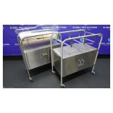 WilsonDivision Lot of 2 Stainless Steel Infant Bas