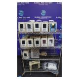 Alaris Entire Rack of Alaris 8015 Infusion Pumps (