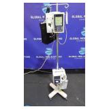 Abbott Plum A Lot of 3 Infusion Pumps On Rolling S