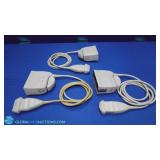 Philips L17-5, C9-4 Lot of 3 Ultrasound Probes(638
