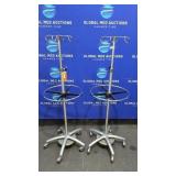 Two Hook IV Poles Lot of 2