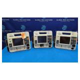 Medtronic Lifepak 12 Defibs Lot of 3