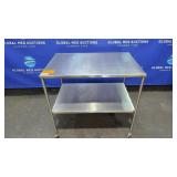 Stainless Steel Mobile Work Table - 36' x 24'