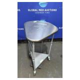 Medline Stainless Triangular Hamper Stand