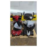 Lot of 2 EV Rider Mobility Scooters