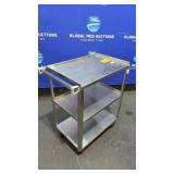 Lakeside 3 Tier Stainless Steel Rolling Cart