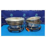 Lot of Stainless Steel Kick Buckets