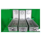 Case Medical Loaner Tray Lot of (3) Autoclave Sani