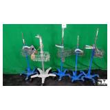 Dinamap Lot of (5) Monitor Rolling Carts