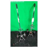 Lot of 2 Rolling Carts for Oxygen Tanks