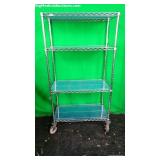 Stainless Steel Rolling Cart w/ Shelves