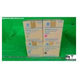 Konica Minolta Bizhub C35 Series Lot of 4 Toner Ca