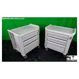 Metroflex Lot of 2 MultiDrawer Crash Carts