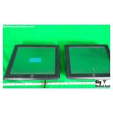 Elo ET1215L Lot of 2 LCD Monitors (No Power Supply