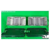 Stryker Lot of 2 Laparoscopy Sterilization Trays