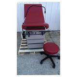 Ritter 104 Exam Table with Matching Rolling Stool