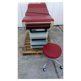 Midmark 404 Exam Table with Matching Rolling Stool