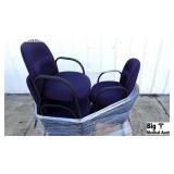 Nightingale Inc Pallet of 5 Dark Purple Office Cha Nightingale Inc Pallet of 5 Dark Purple Office Cha