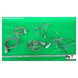 Baxter PCA 2 Lot of 5 Lead Button Wires for Baxter