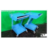 Covidien Lot of 2 ESU Unit Mobile Cart Covidien Lot of 2 ESU Unit Mobile Cart