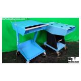 Covidien Lot of 2 ESU Unit Mobile Cart Covidien Lot of 2 ESU Unit Mobile Cart