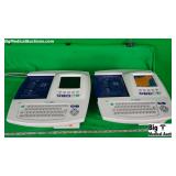 Welch Allyn CP 200 Lot of (2) ECG/EKG Machines (On Welch Allyn CP 200 Lot of (2) ECG/EKG Machines (On