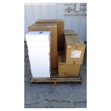 Pallet of Various Trays for Irrigation, C-Section,