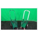 Lot of (2) 6-Cylinder Oxygen Tank Carts Lot of (2) 6-Cylinder Oxygen Tank Carts