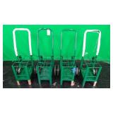 Mada Inc. 2022 Lot of 4 Rolling Oxigen Carts w/ 6 Mada Inc. 2022 Lot of 4 Rolling Oxigen Carts w/ 6