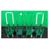 Mada Inc. 	2022 Lot of 4 Rolling Oxigen Carts w/ 6