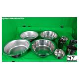 Lot of Mixed Stainless Steel Bowls Lot of Mixed Stainless Steel Bowls