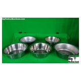 Lot of Stainless Steel Bowls Lot of Stainless Steel Bowls