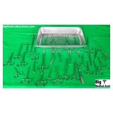 Stryker Pilling Instrument Tray of Various Forceps