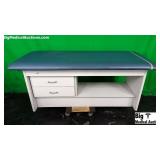 Flat Exam Table with Cabinets